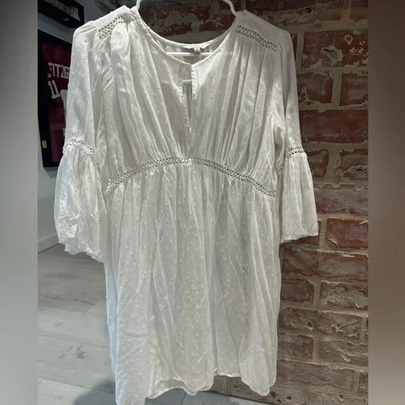 Lucky Brand White Boho Dress - Small - Picture 4 of 5